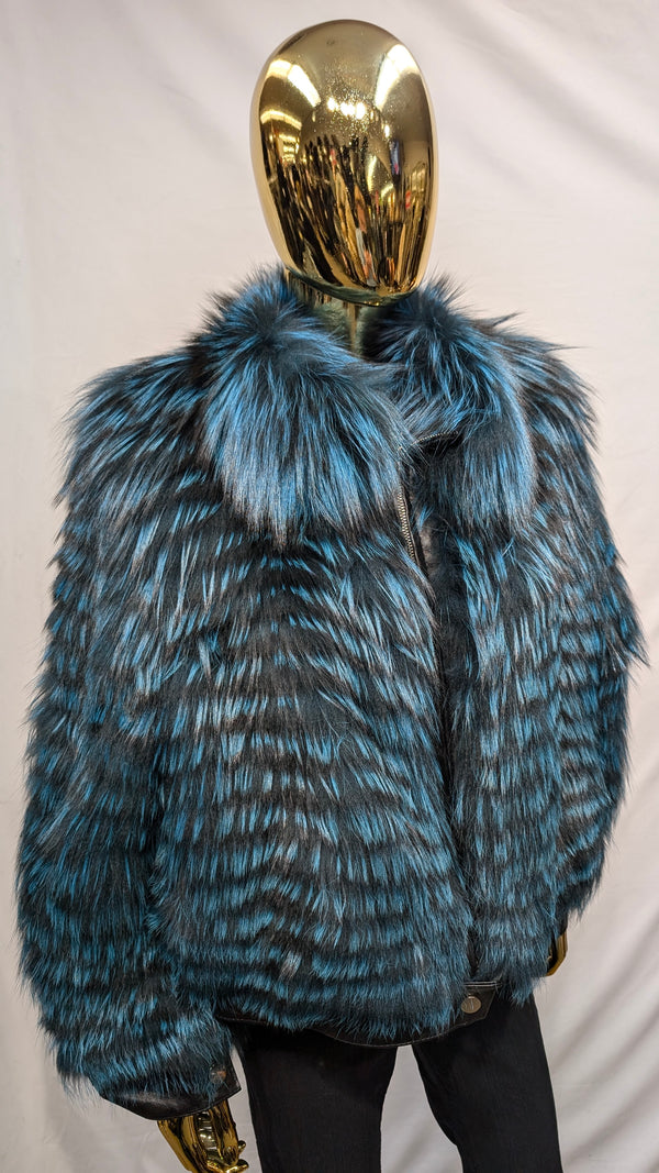 Teal Fox Jacket